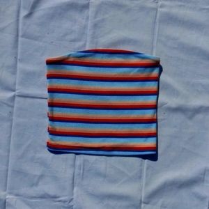 American Eagle blue/red tube top size XS